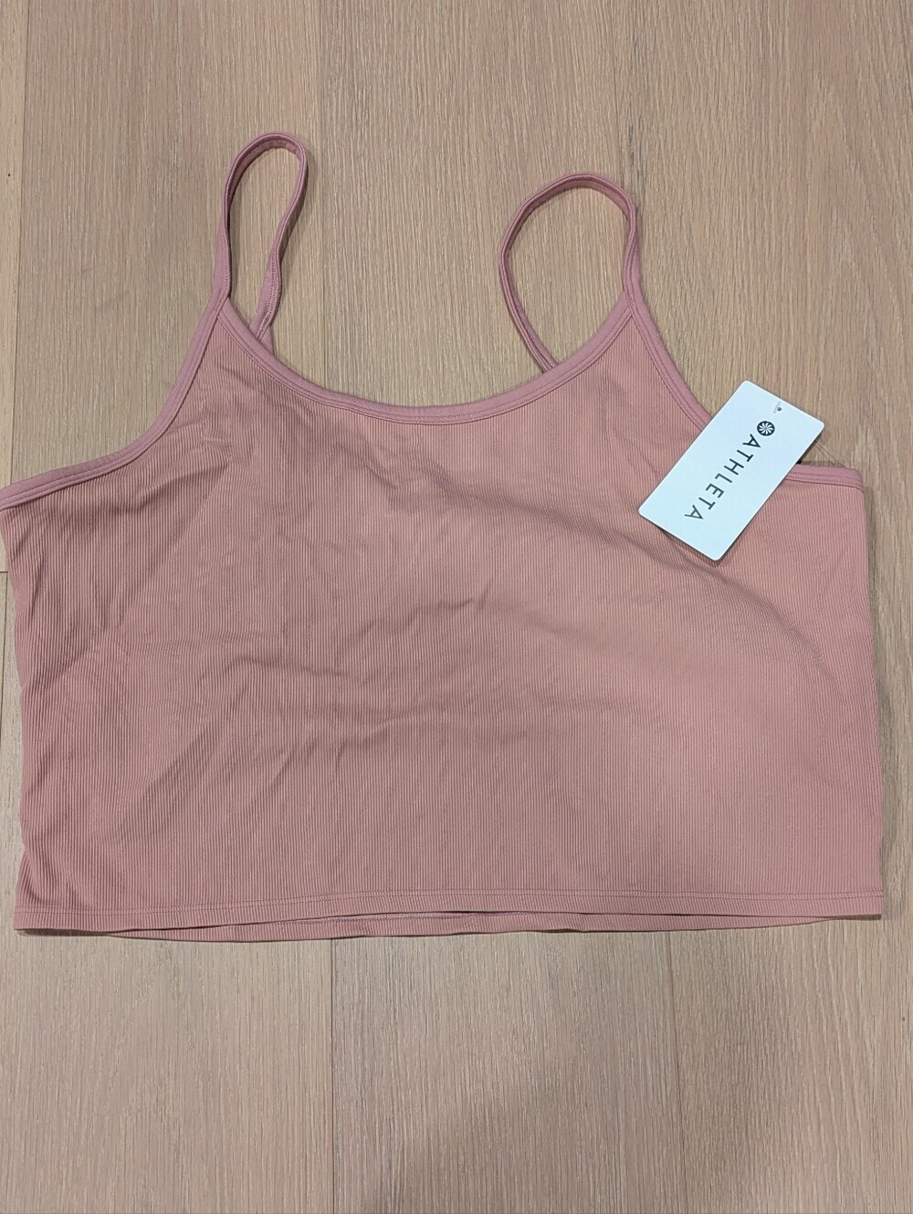Pink Dusty Rose Cropped Tank